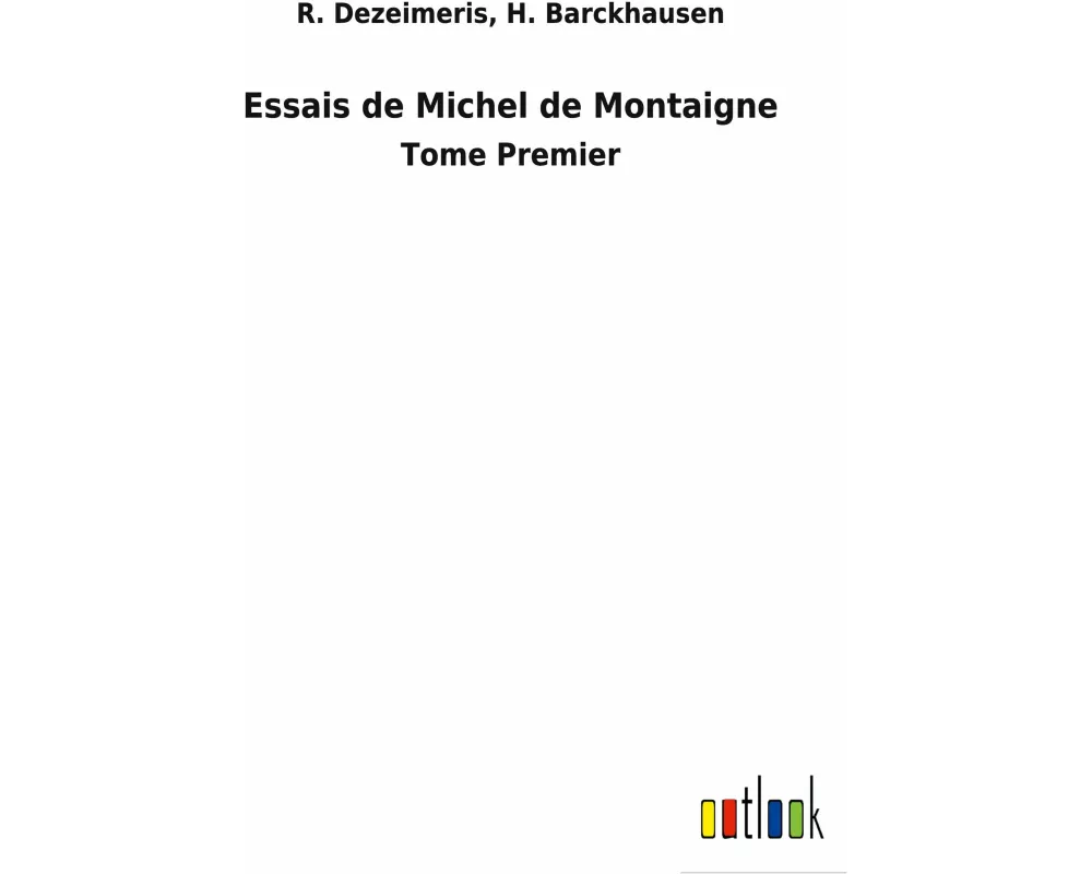 Essais de Michel de Montaigne