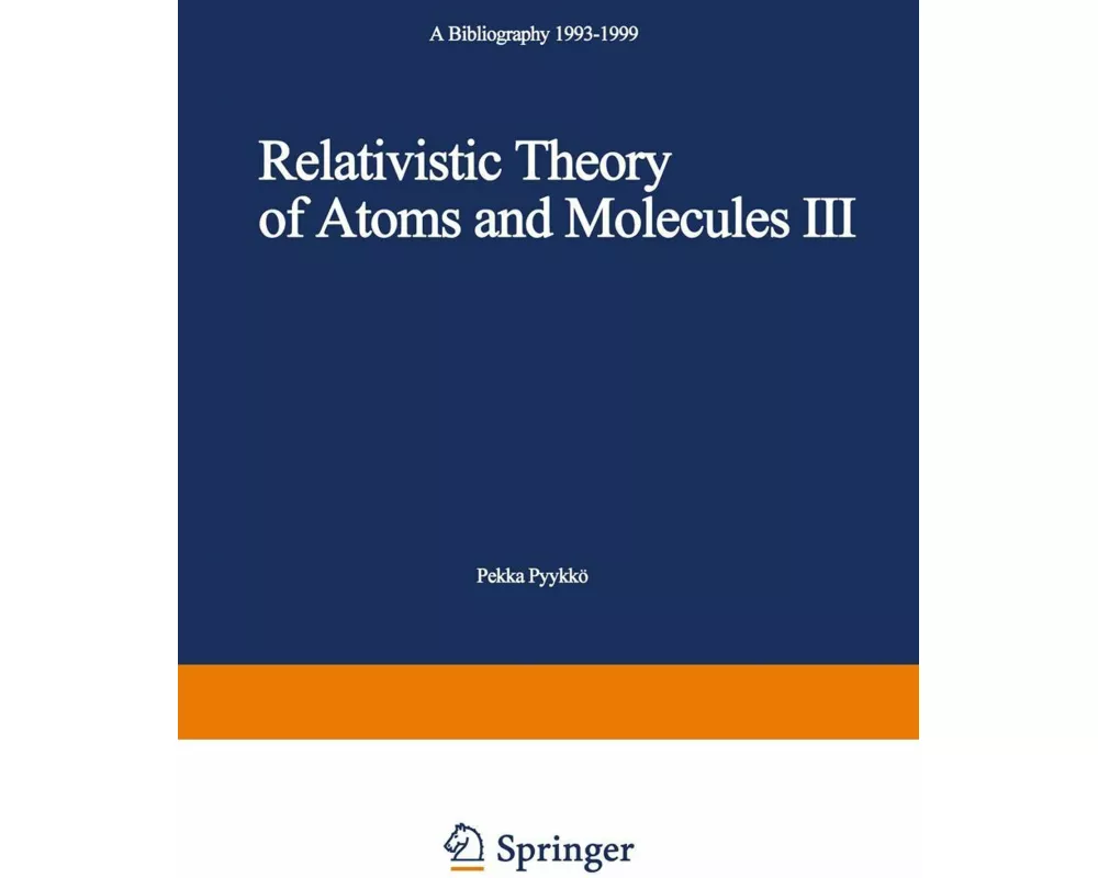 Relativistic Theory of Atoms and Molecules III