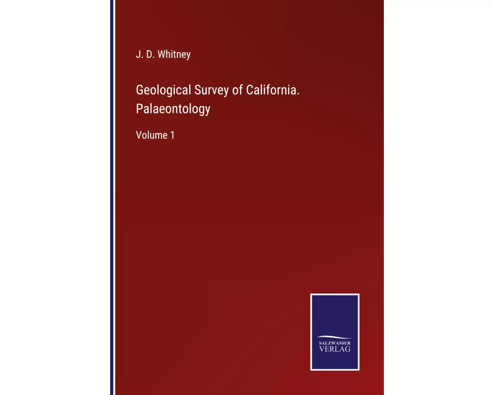 Geological Survey of California. Palaeontology
