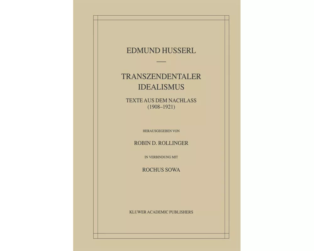Transzendentaler Idealismus