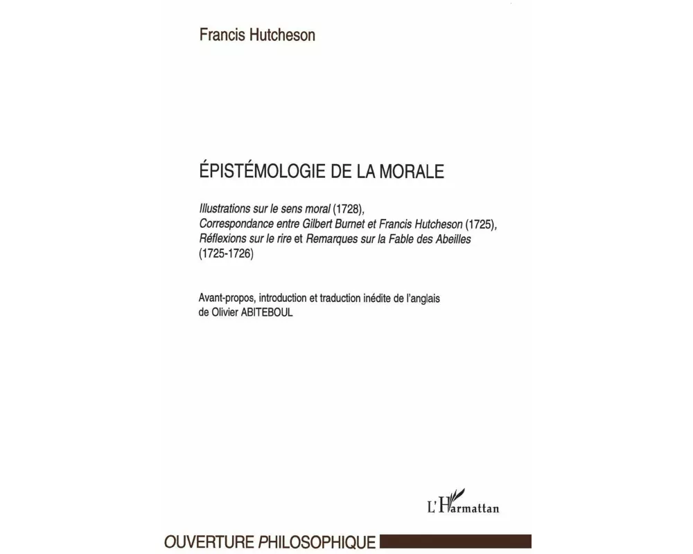 Epistémologie de la morale