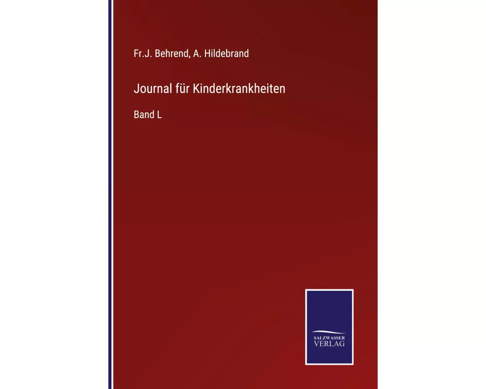 Journal für Kinderkrankheiten