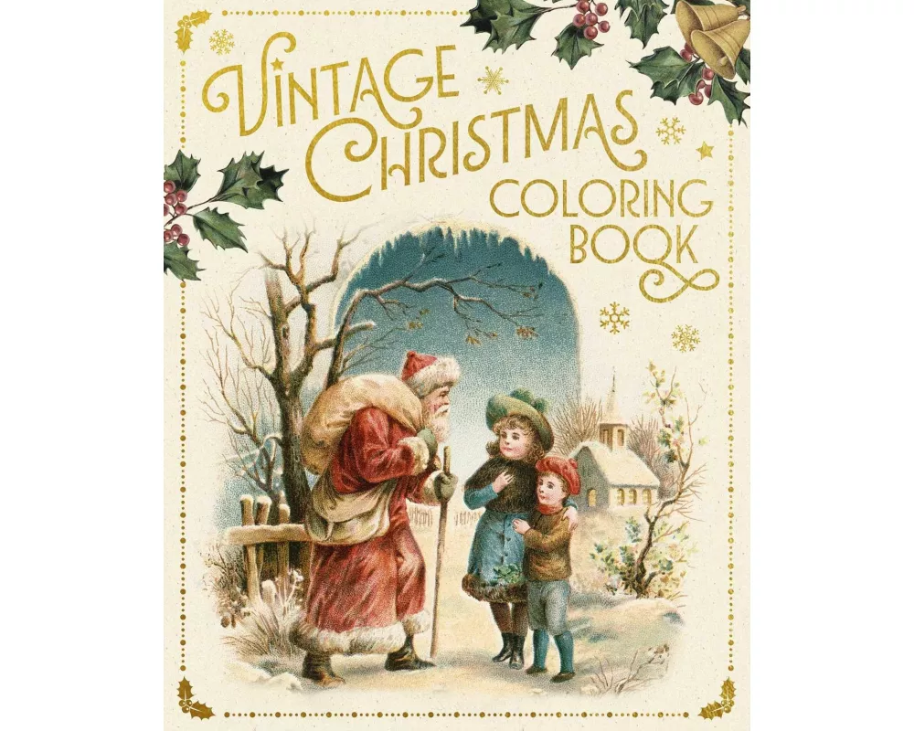 Vintage Christmas Coloring Book
