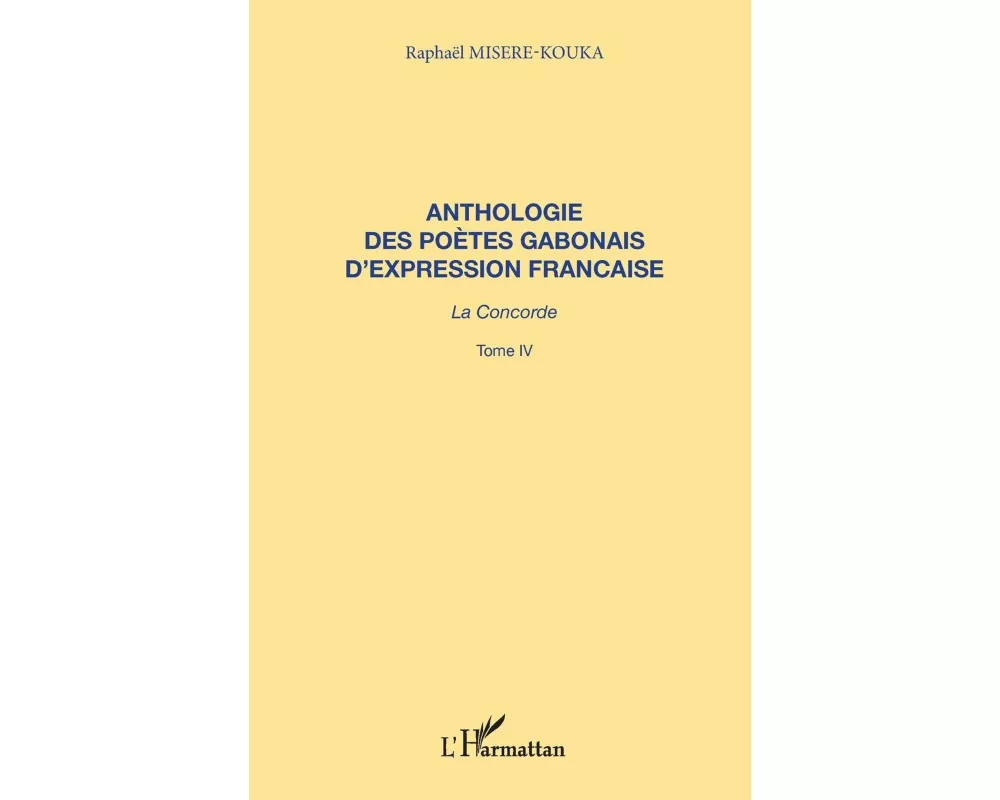 Anthologie Des PoÈtes Gabonais D'expression Francaise