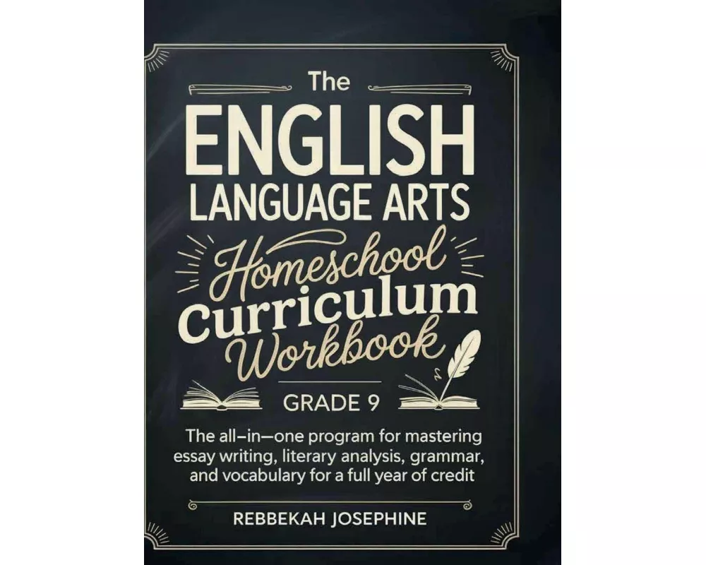 English Language Arts Homeschool Curriculum Workbook Grade 9