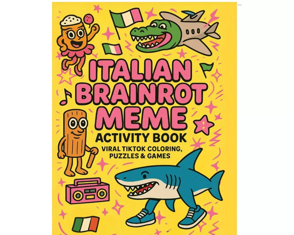 Italian Brainrot Meme Activity Book