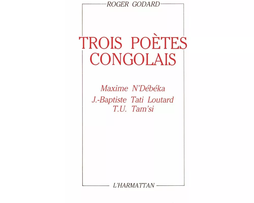 Trois poètes congolais
