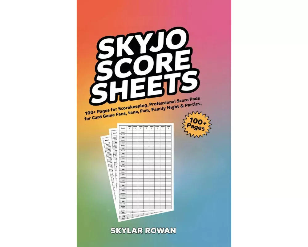 SKYJO Score Sheets