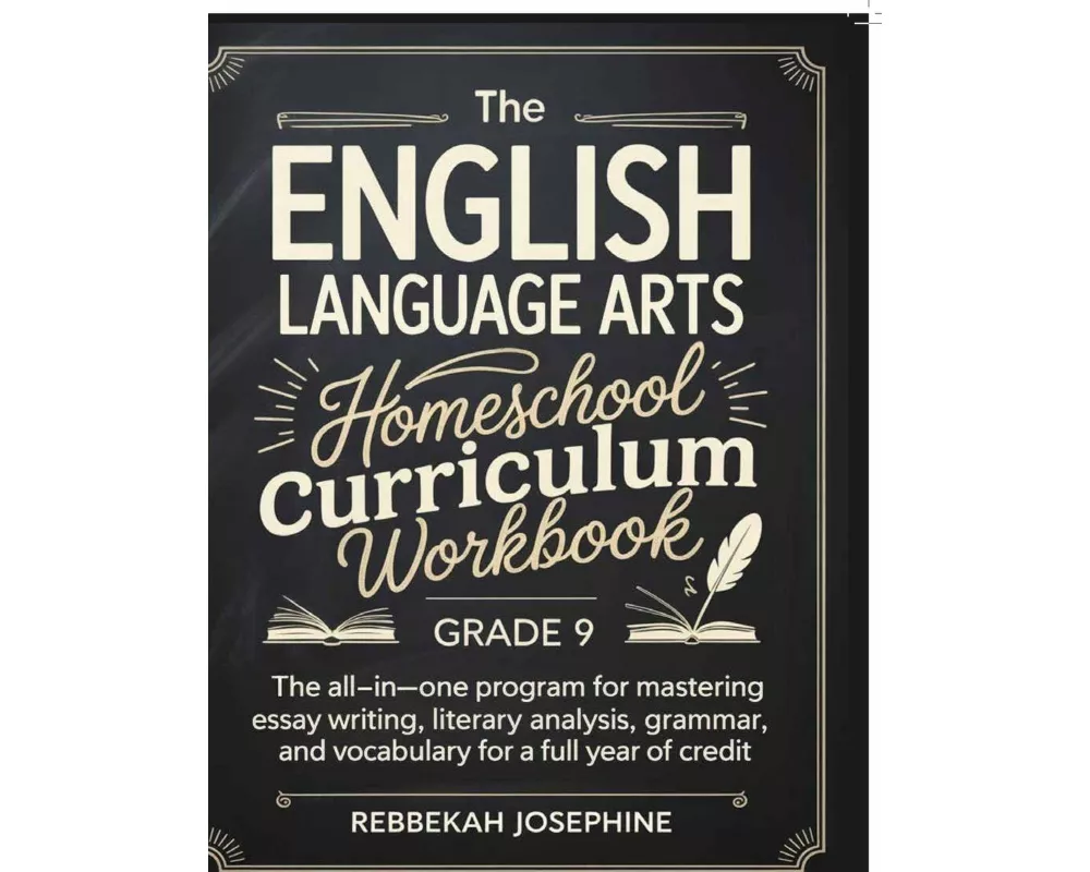 English Language Arts Homeschool Curriculum Workbook Grade 9
