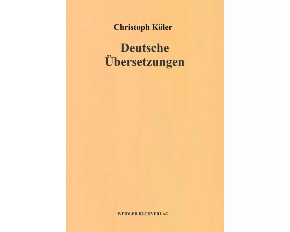 Deutsche Übersetzungen