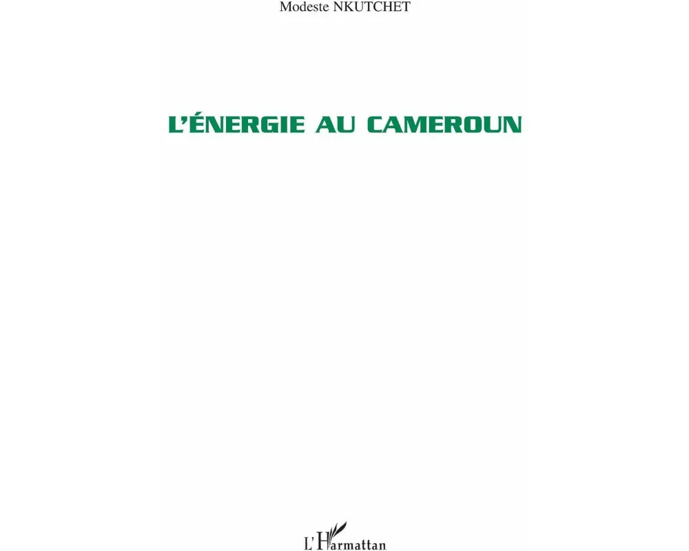 L'énergie au Cameroun