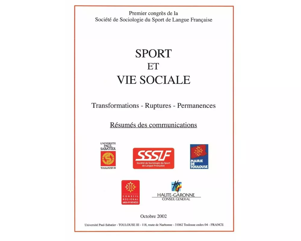 Sport Et Vie Sociale