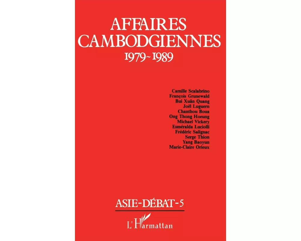 Affaires Cambodgiennes 1979 1989