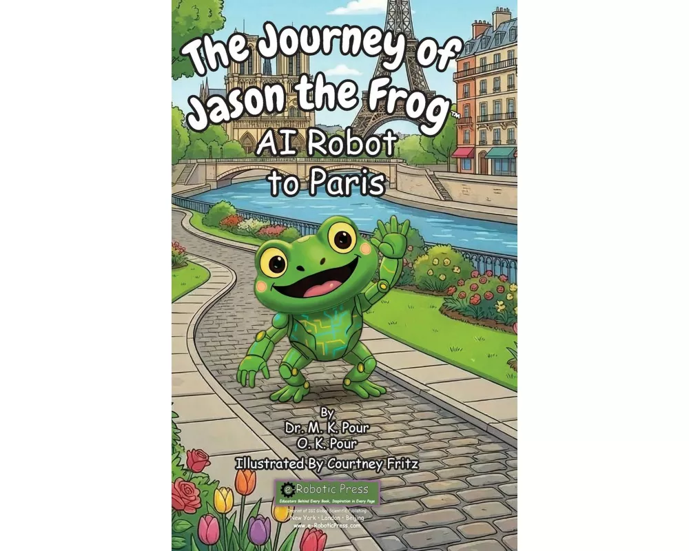 The Journey of Jason the Frog(TM) AI Robot to Paris