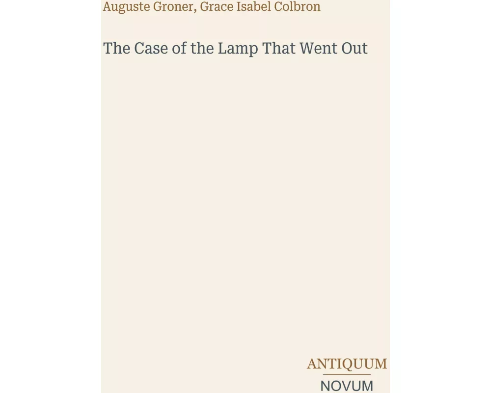 The Case of the Lamp That Went Out