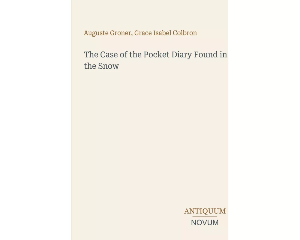 The Case of the Pocket Diary Found in the Snow