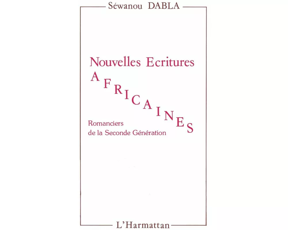 Nouvelles écritures africaines