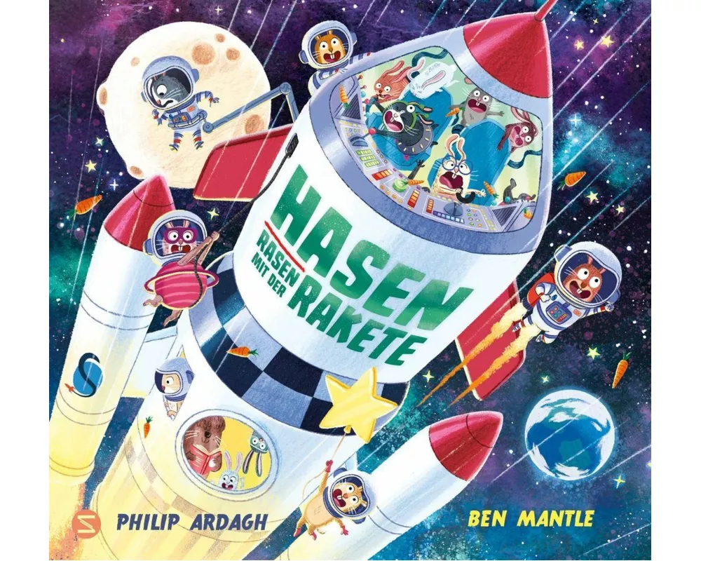 Hasen rasen mit der Rakete