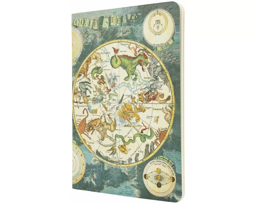 Celestial Planisphere A5 Lined (Early Cartography) Cahier