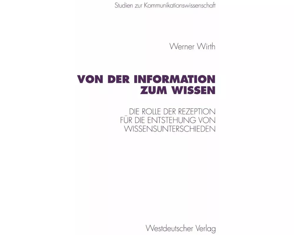 Von der Information zum Wissen