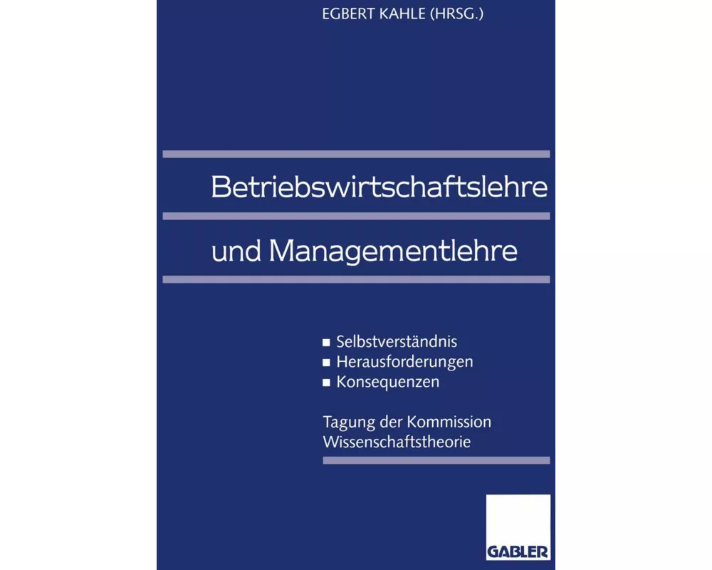 Betriebswirtschaftslehre und Managementlehre