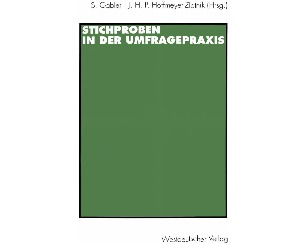 Stichproben in der Umfragepraxis