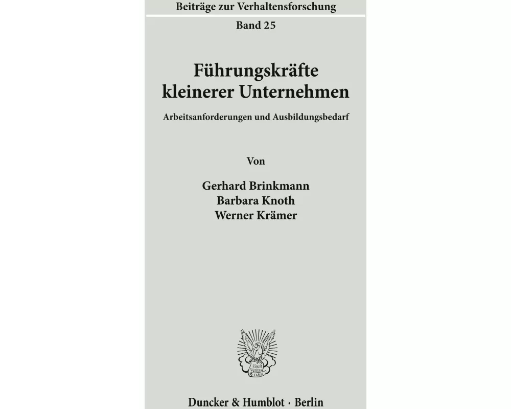 Führungskräfte kleinerer Unternehmen