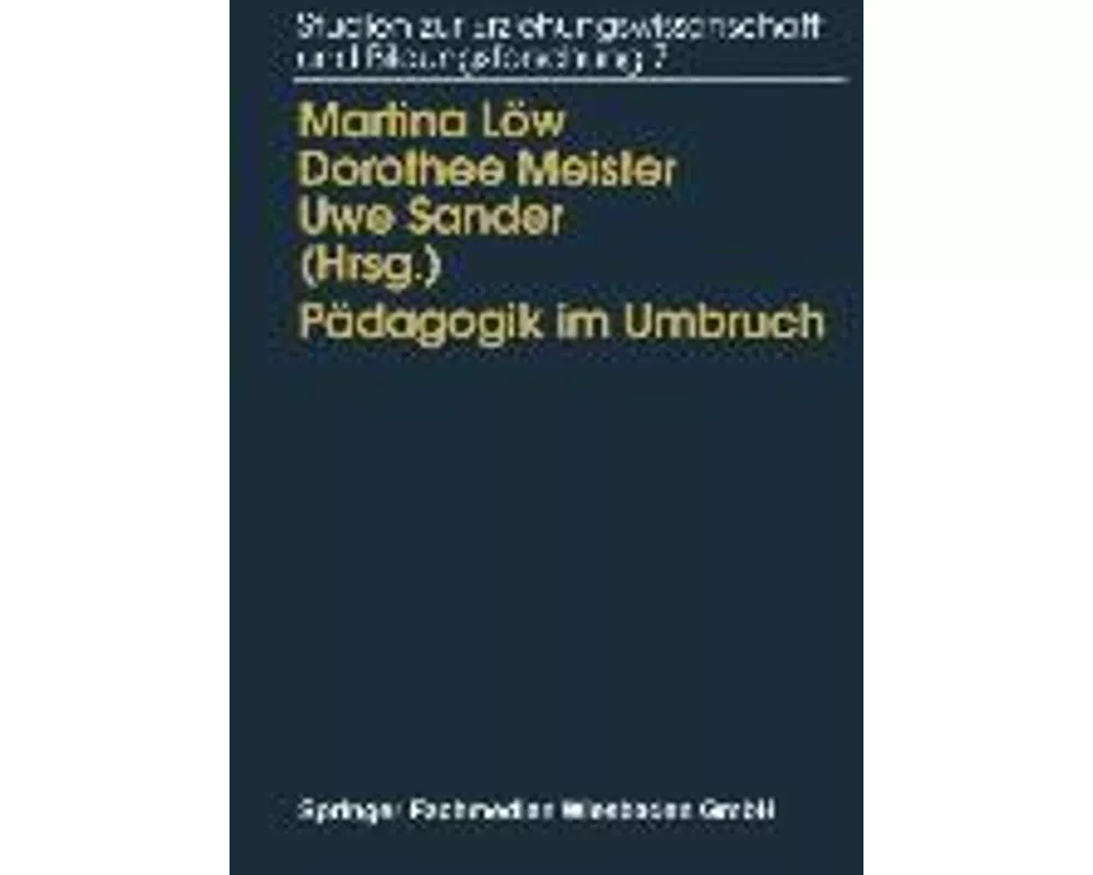 Pädagogik im Umbruch