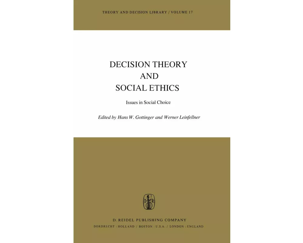 Decision Theory and Social Ethics