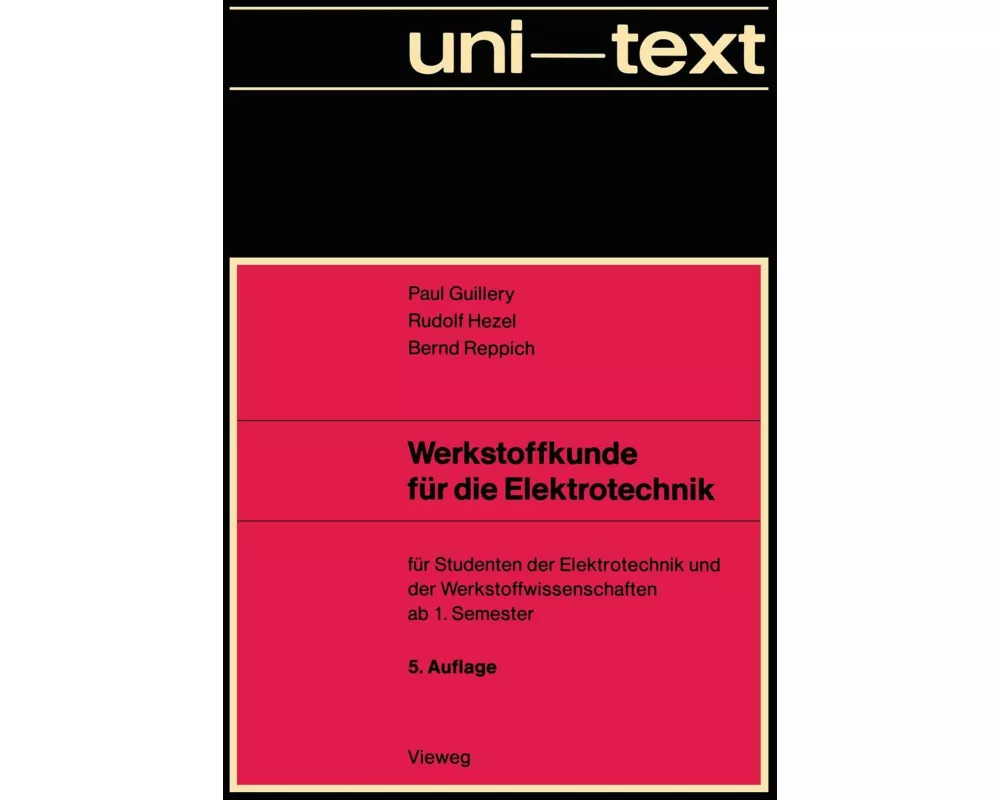 Werkstoffkunde für die Elektrotechnik