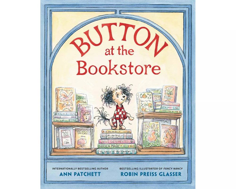 Button at the Bookstore