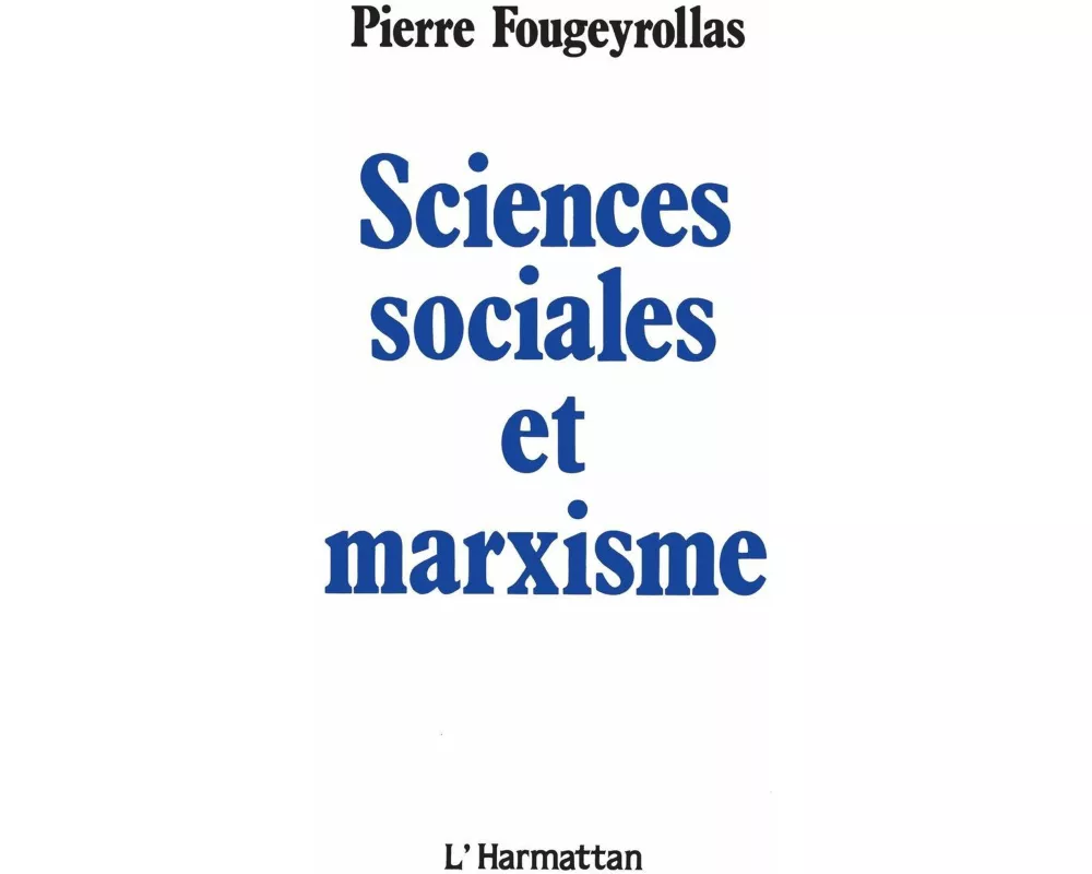 Sciences sociales et marxisme