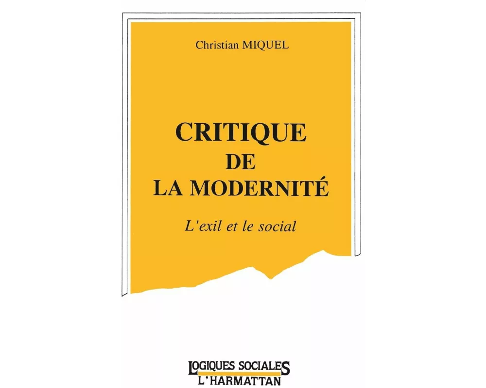 Critique de la modernité