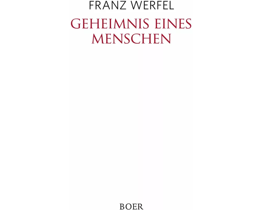 Geheimnis eines Menschen