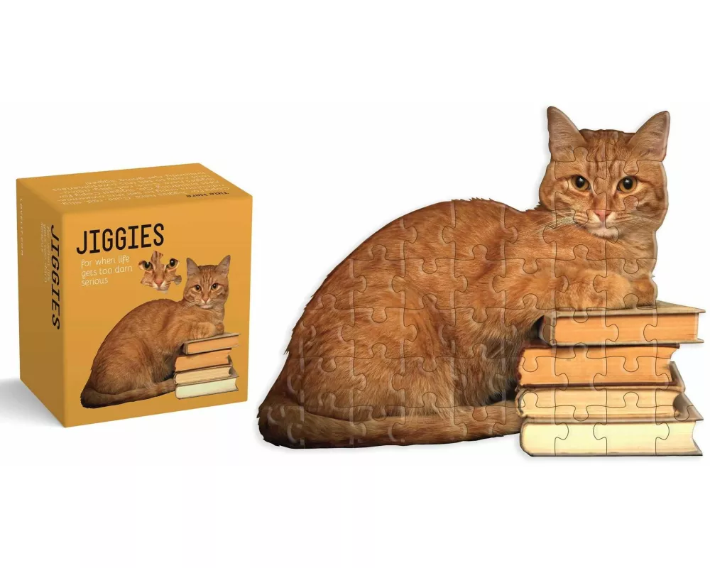 Cat Reader Jiggie Puzzle 81 Piece