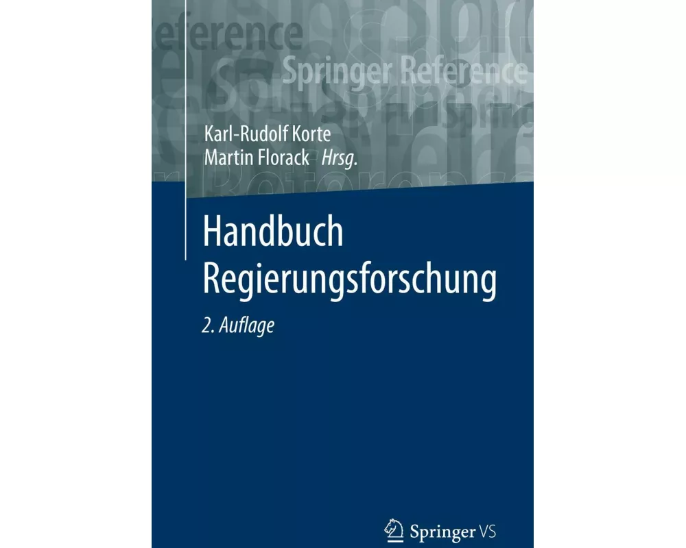 Handbuch Regierungsforschung