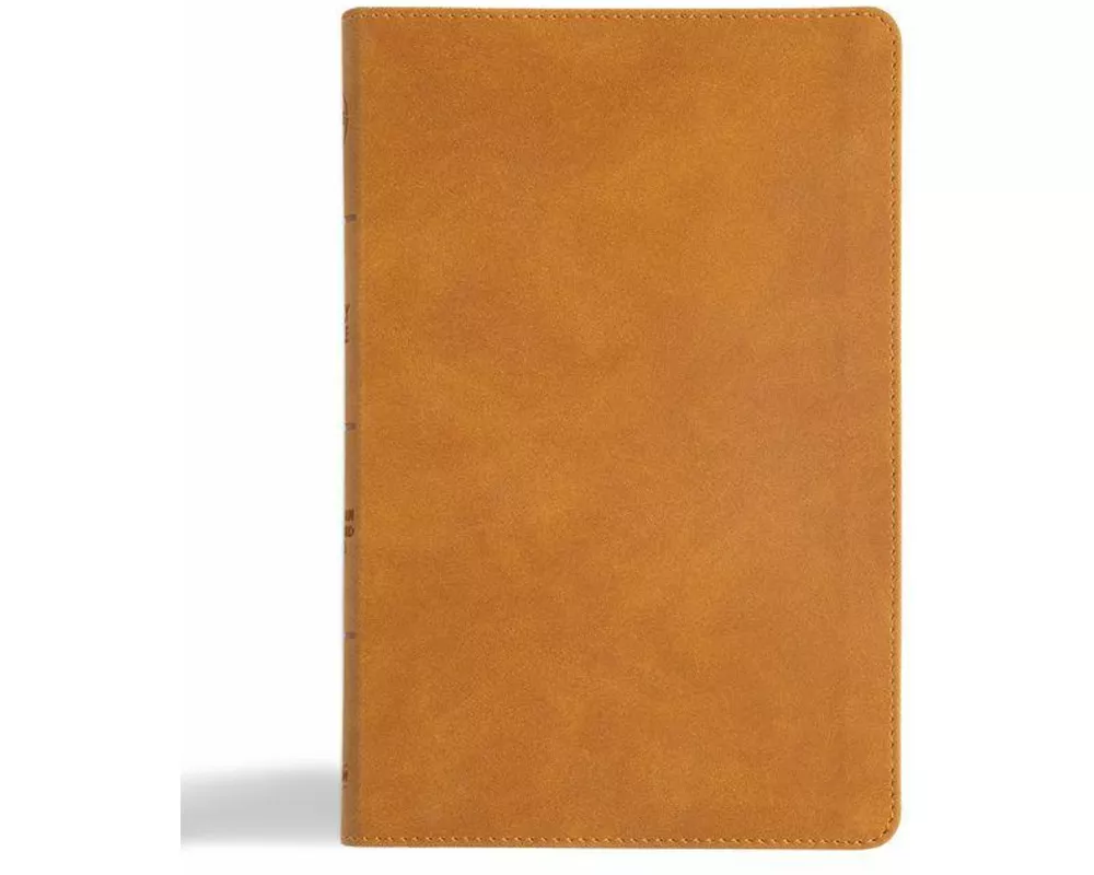 CSB Thinline Bible, Digital Study Edition, Camel Suedesoft Leathertouch