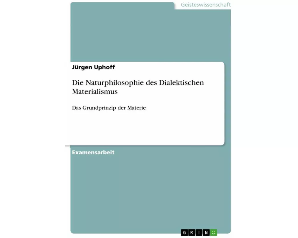 Die Naturphilosophie des Dialektischen Materialismus