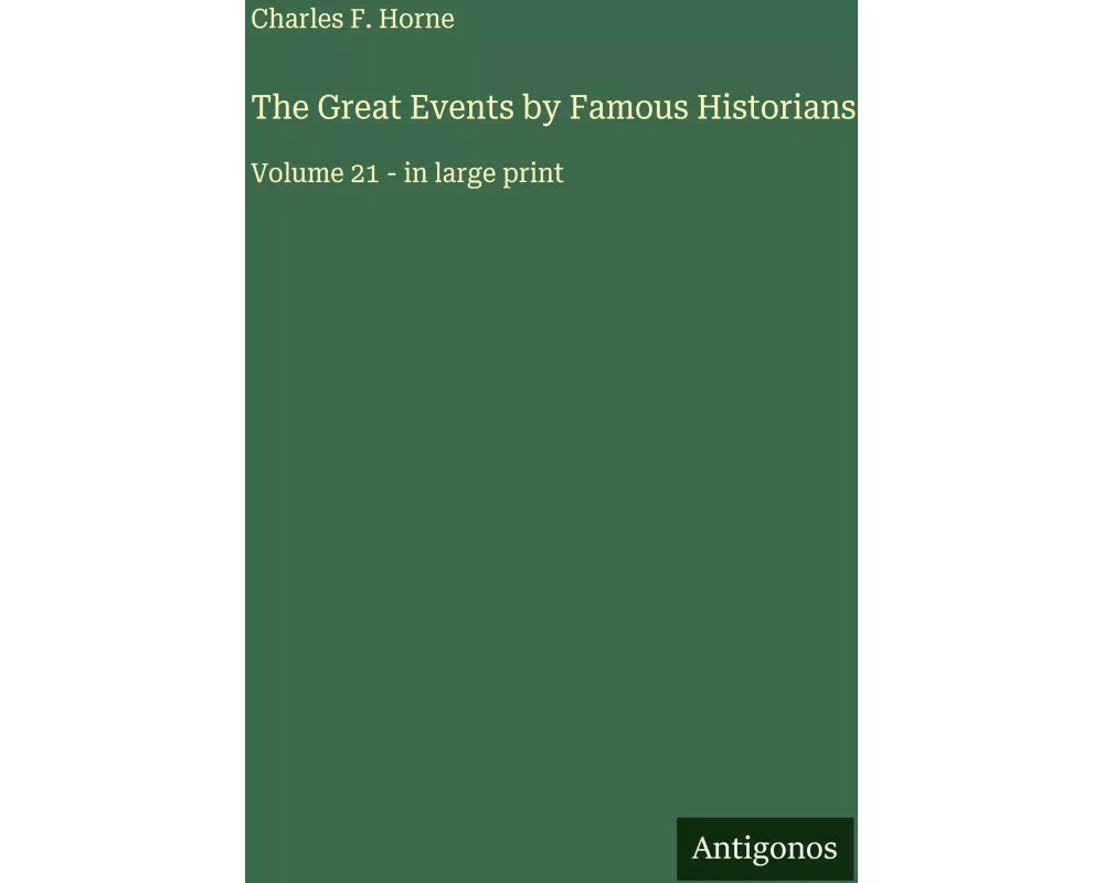 The Great Events by Famous Historians