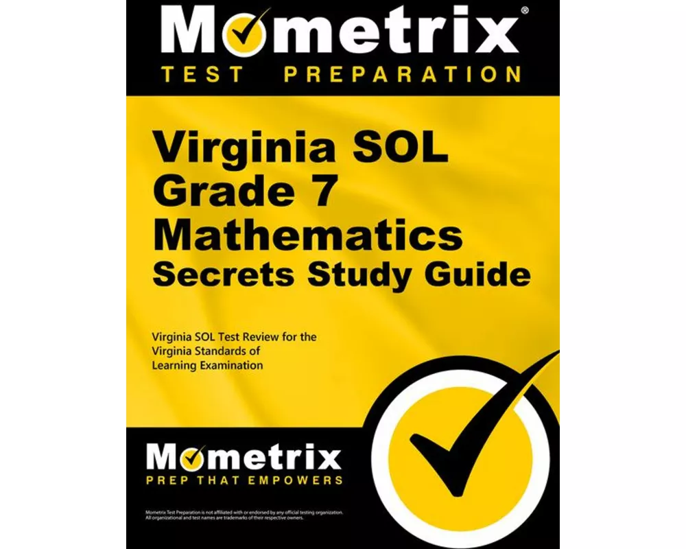 Virginia Sol Grade 7 Mathematics Secrets Study Guide