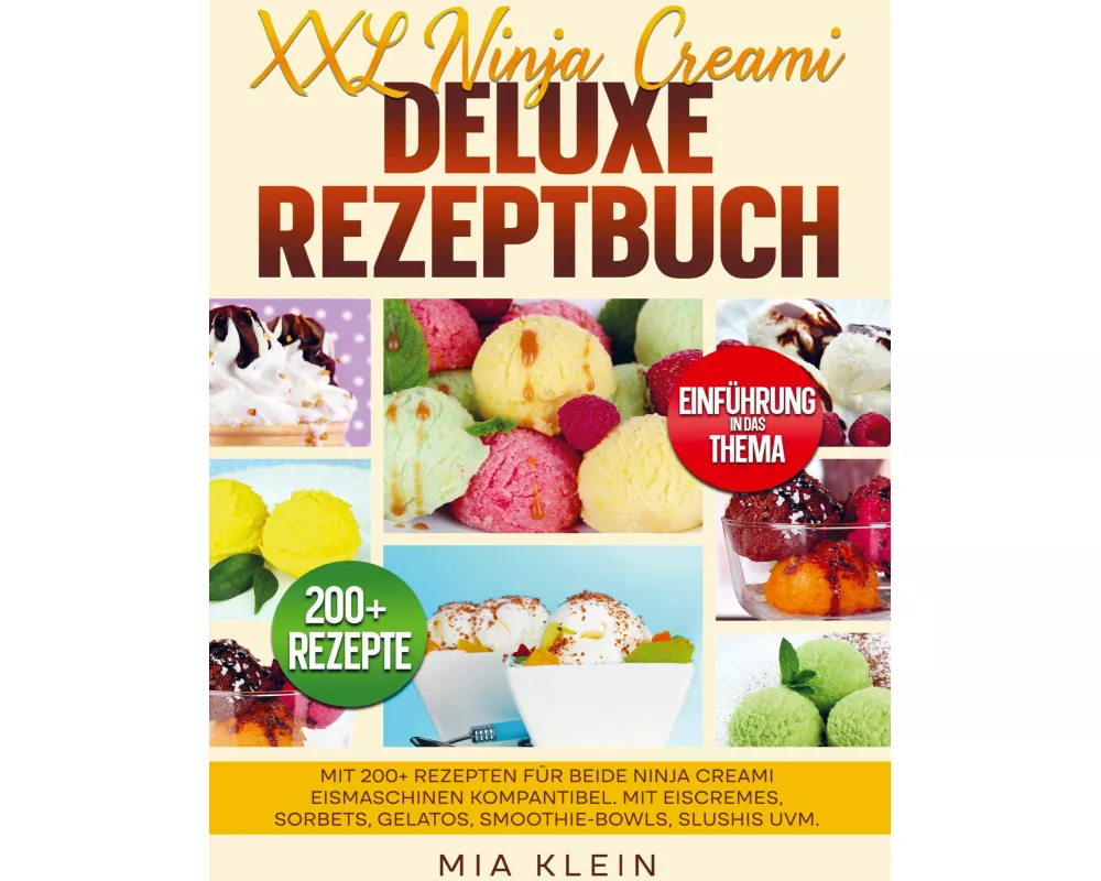 XXL Ninja Creami Deluxe Rezeptbuch