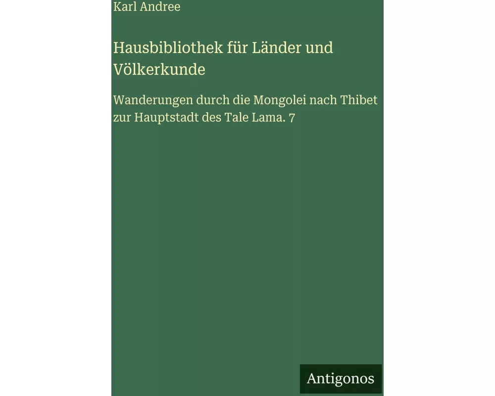 Hausbibliothek für Länder und Völkerkunde