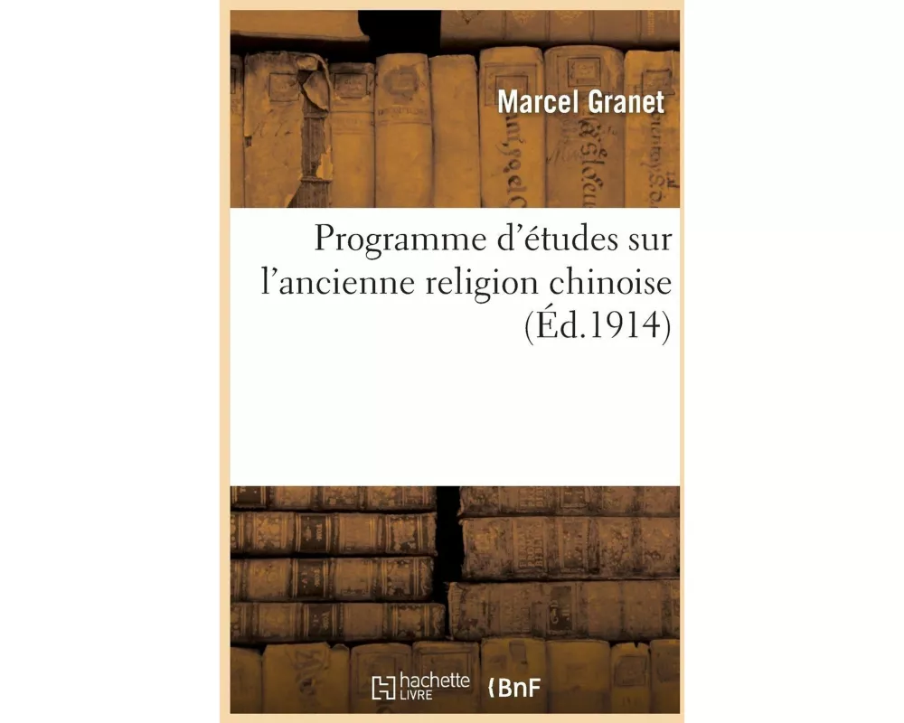 Programme d'Études Sur l'Ancienne Religion Chinoise