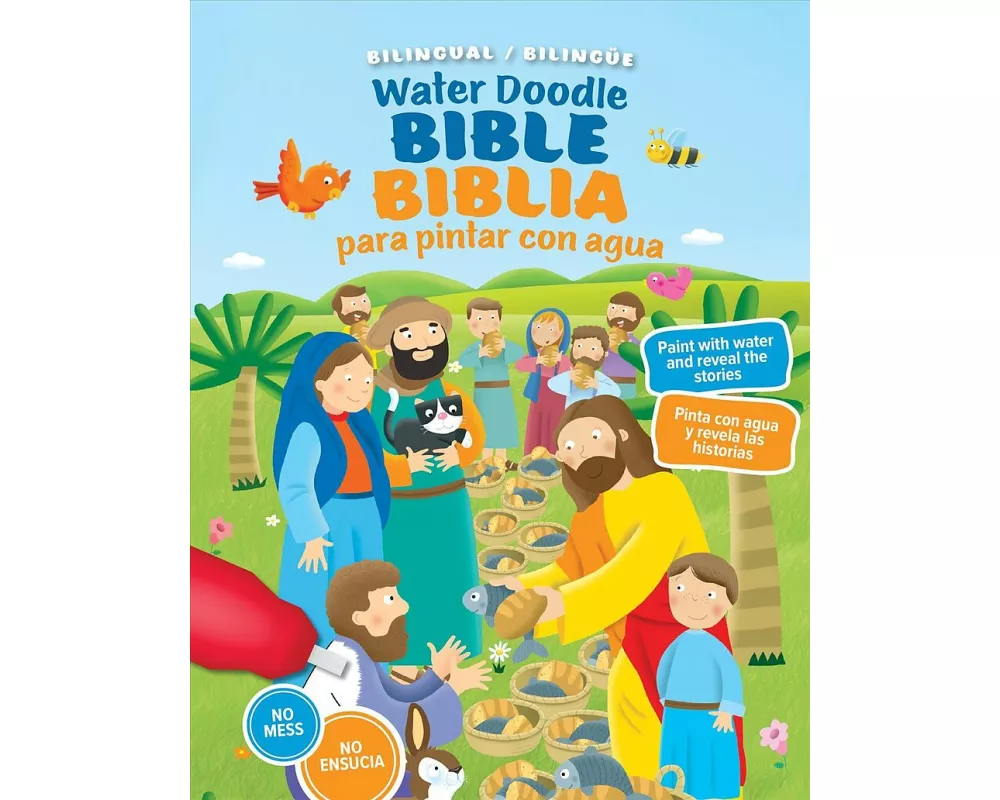 Water Doodle Bible / Biblia Para Pintar Con Agua (Bilingual / Bilingüe)