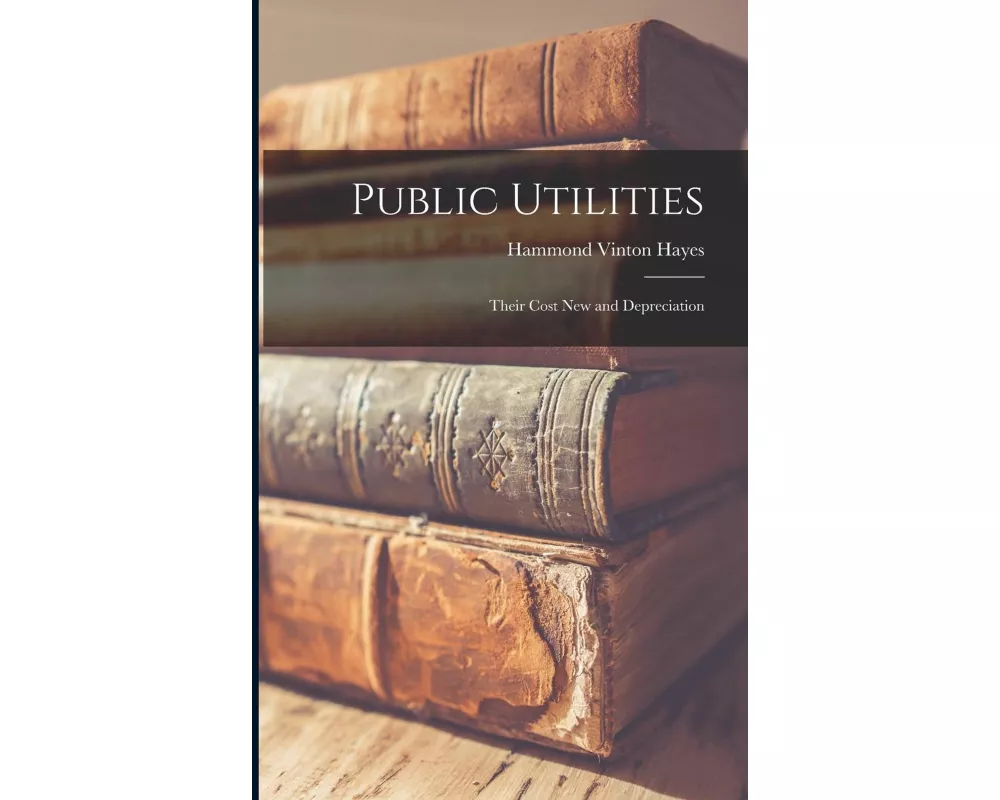 Public Utilities: Their Cost New and Depreciation