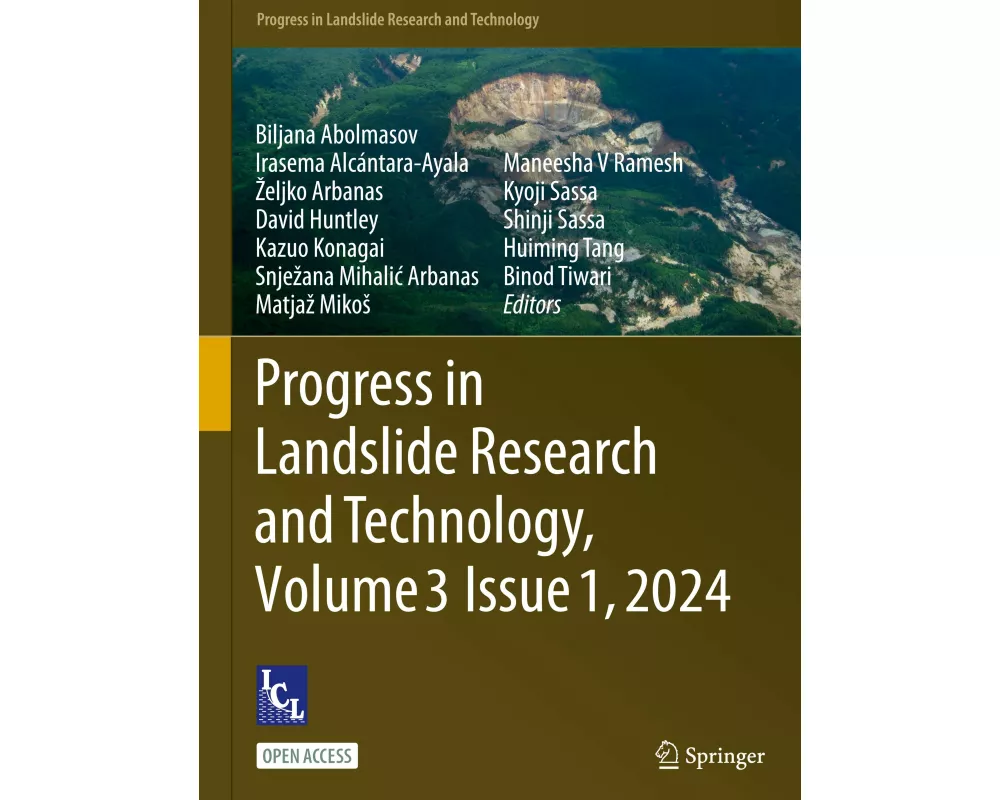 Progress in Landslide Research and Technology, Volume 3 Issue 1, 2024