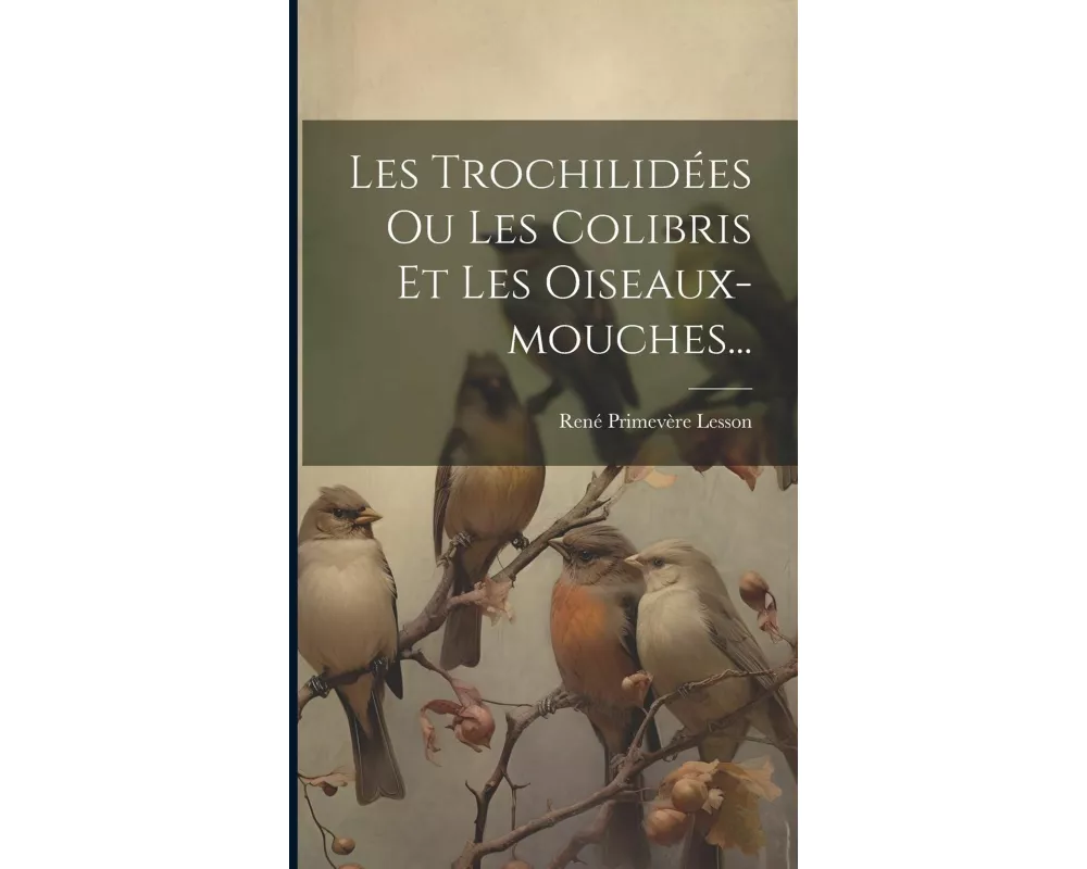 Les Trochilidées Ou Les Colibris Et Les Oiseaux-mouches