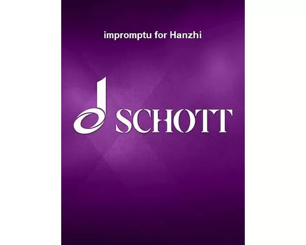 Impromptu for Hanzhi for Solo Accordion Full Score