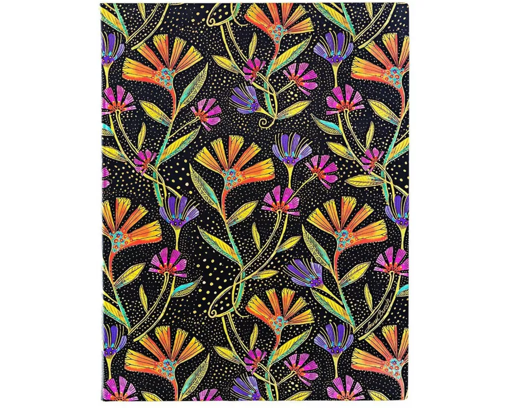 Wild Flowers (Playful Creations) Ultra Unlined Softcover Flexi Journal (Elastic Band Closure)