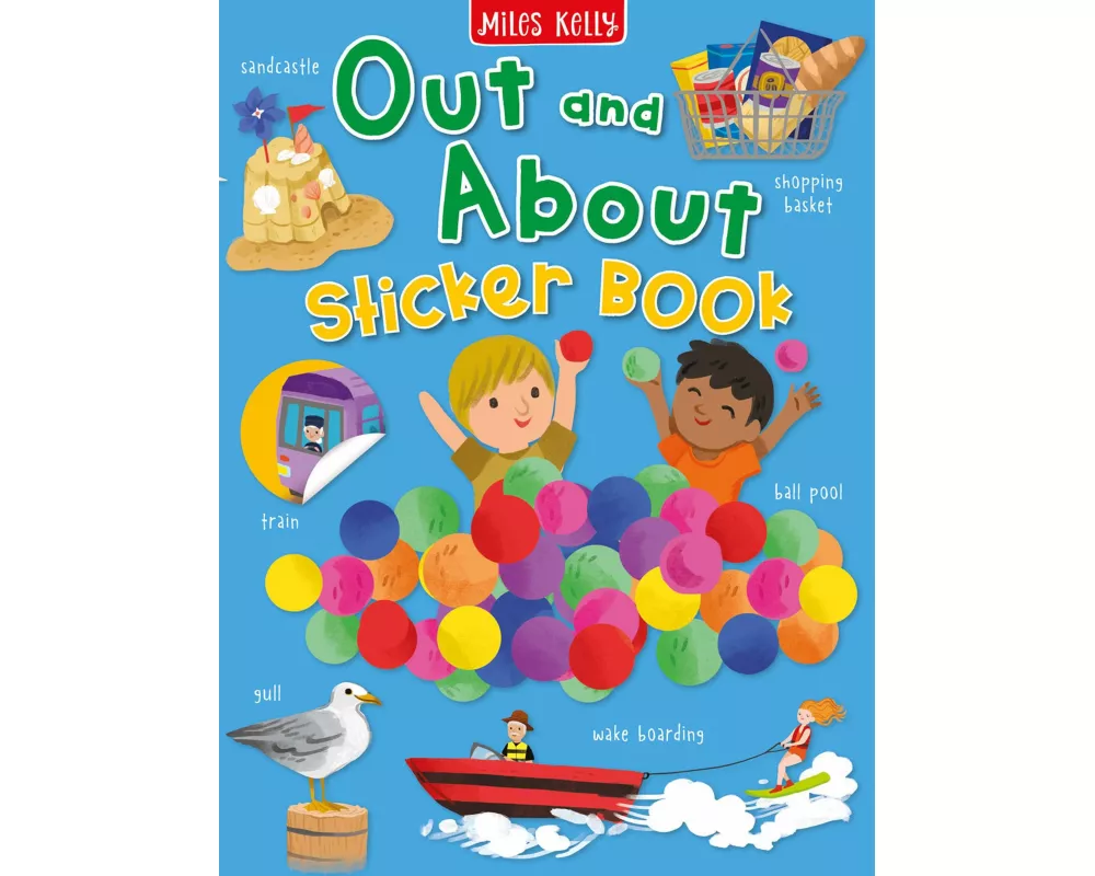 Out & About Sticker Bk Pb